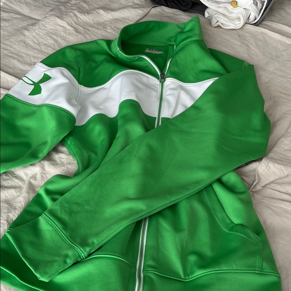 Under Armour Women's Vibrant Green Bomber Jacket